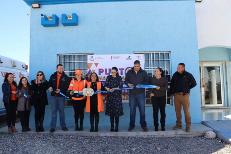 Realizan apertura de nuevo punto naranja en Satevó