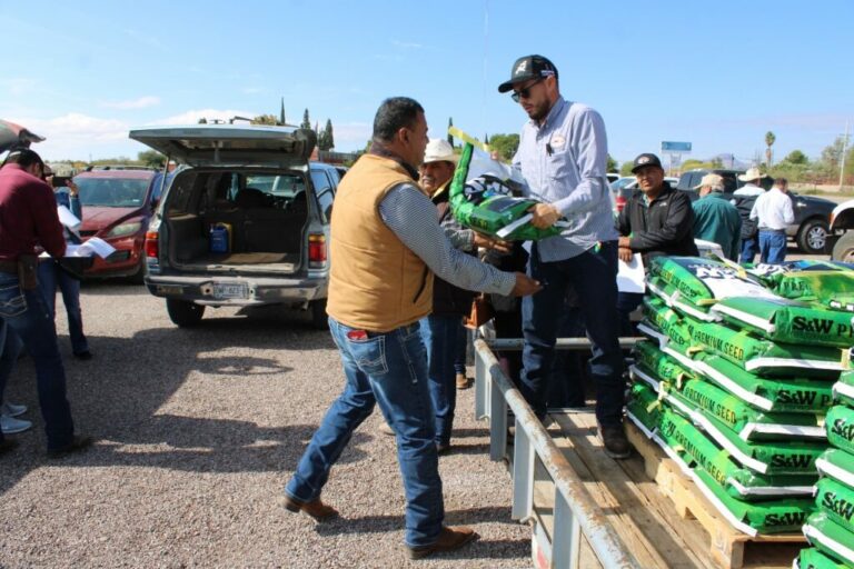 Estado entrega mil doscientos sacos de semilla a productores