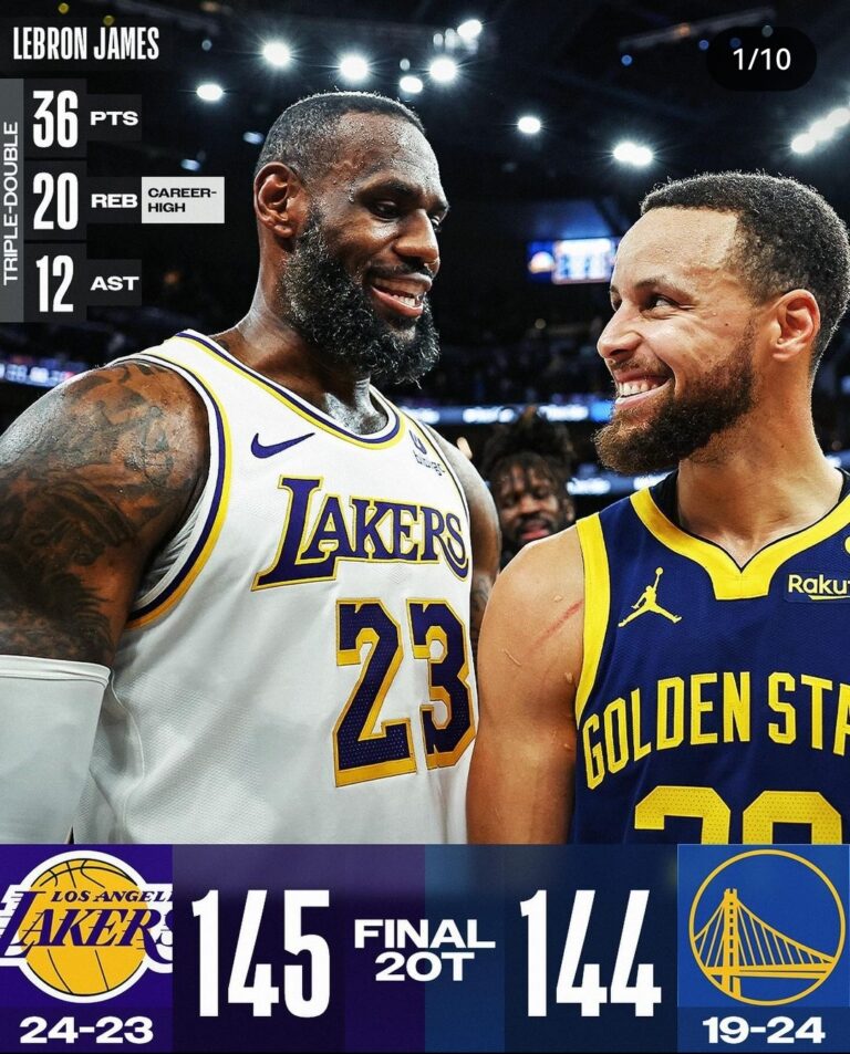 Triple doble de LeBron y ganó el juego