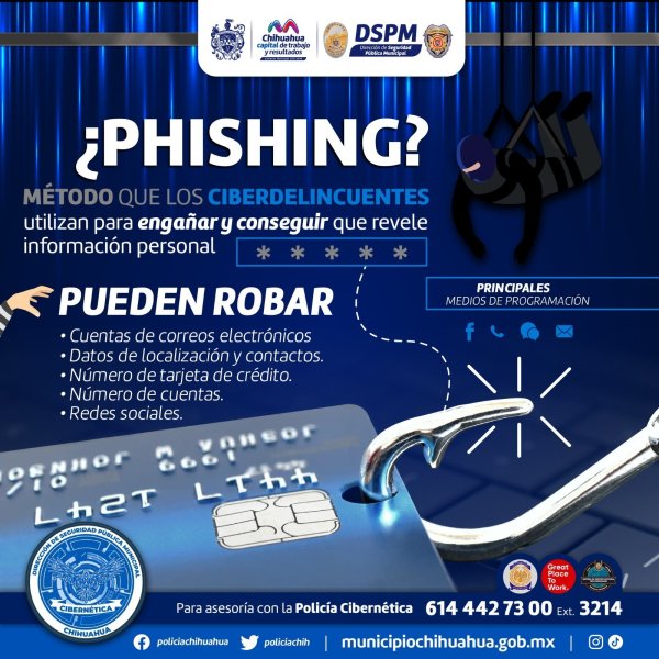 Policía municipal hace recomendaciones para prevenir suplantación de identidad