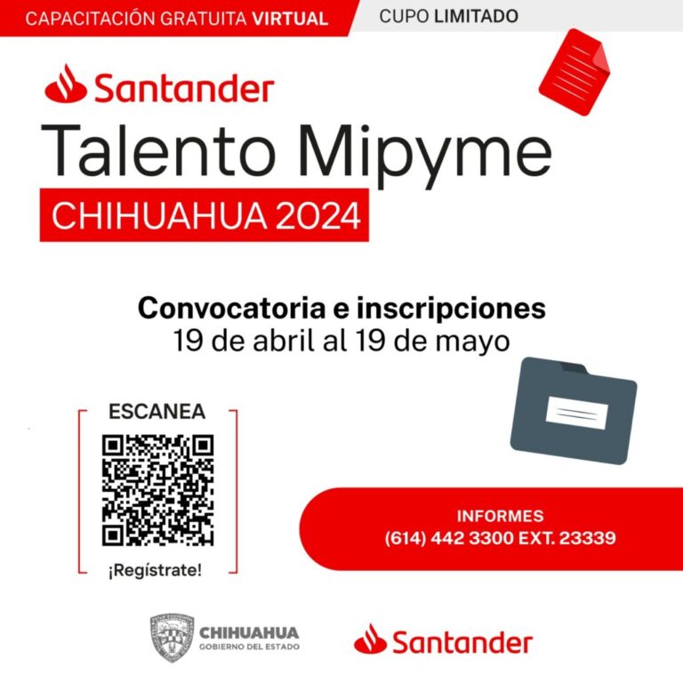 Invitan a «Curso Santander talento Mipyme»