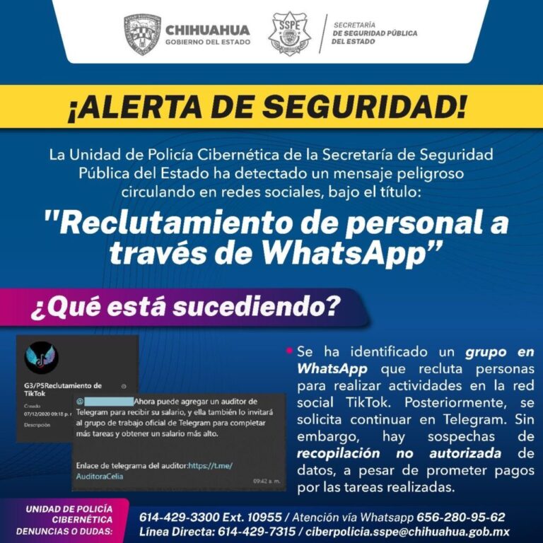 Alertan por estafas por WhatsApp