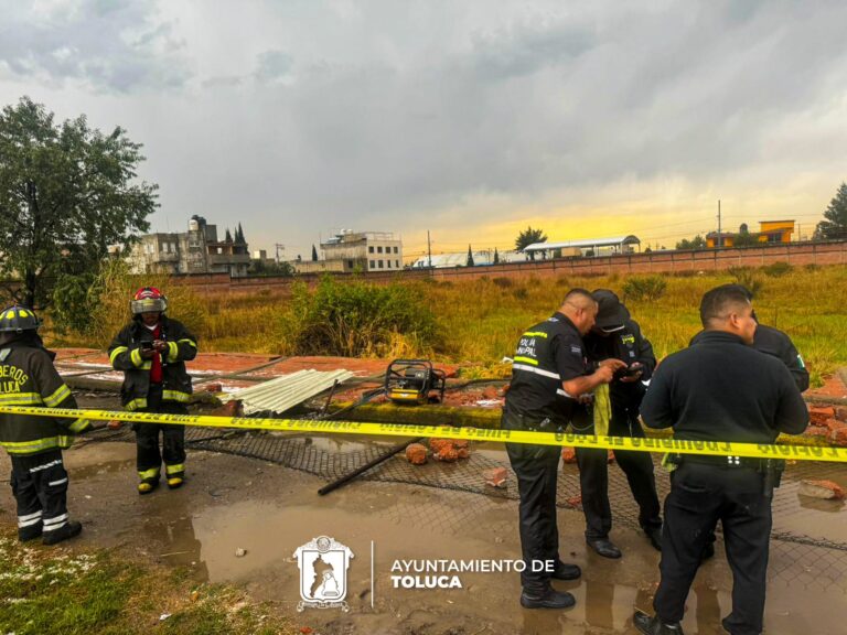 Dos fallecidos en Toluca por nube