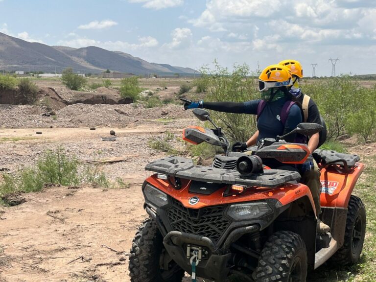 Gobierno supervisa arroyos por lluvias