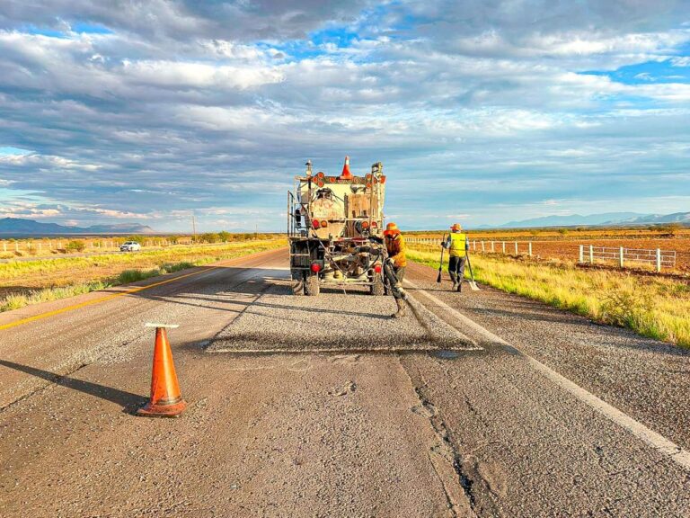 Reparación de tramo carretero