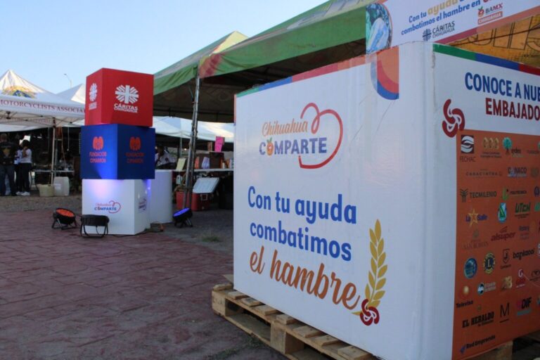 Unión Biker hace donativo a Cáritas Chihuahua