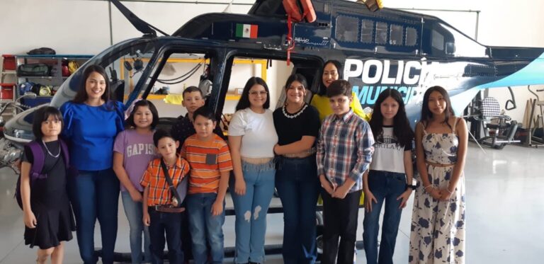 Platica informativa de la DSPM hacia jóvenes y niños