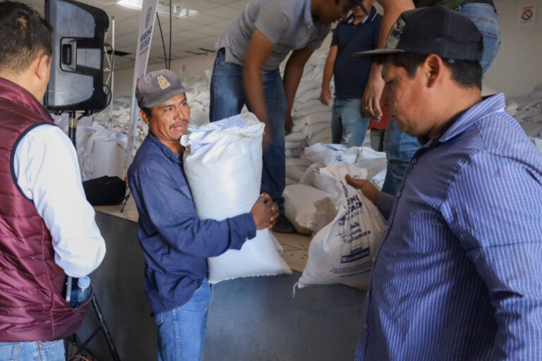 Apoyos para familias de Guadalupe y Calvo