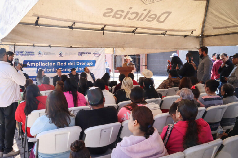 Ciudadanos contentos con ampliación de red de Drenaje