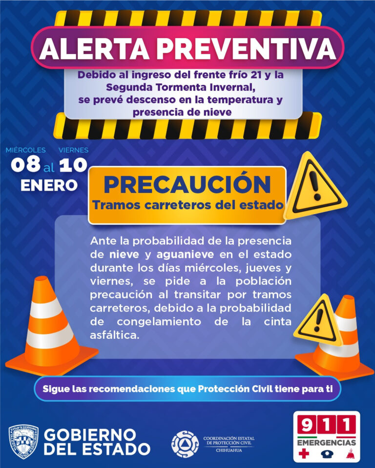 Tormenta invernal viene con vientos fríos