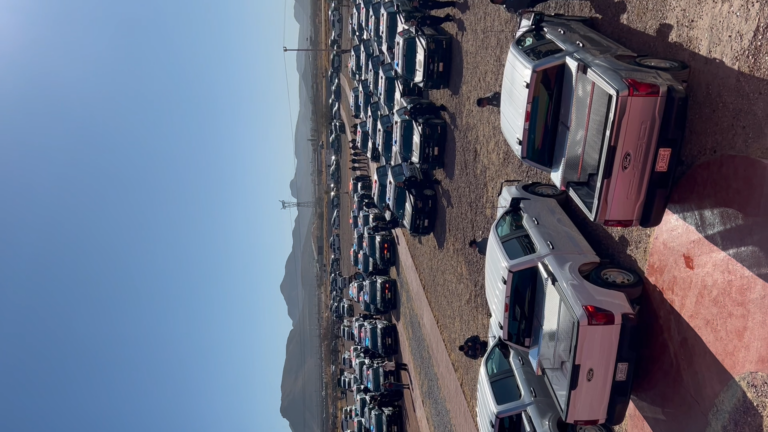 Alcalde presenta 154 nuevas patrullas