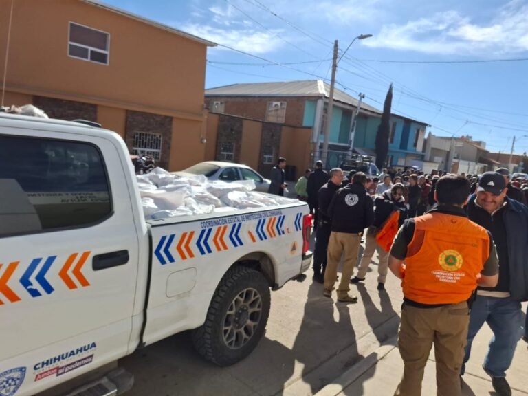Entrega de apoyos por bajas temperaturas