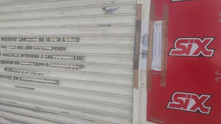 15 Establecimientos clausurados la semana pasada