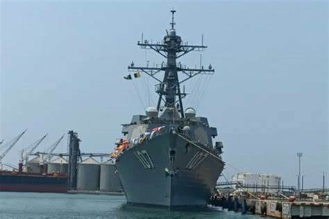 Buque USS Gravely llegó a Veracruz