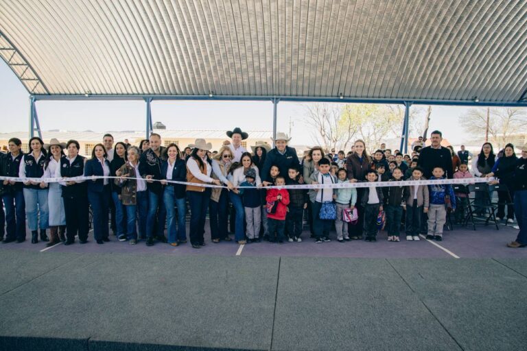 Bonilla presente en inauguración de domo en zona rural de Ciénega de Ortiz