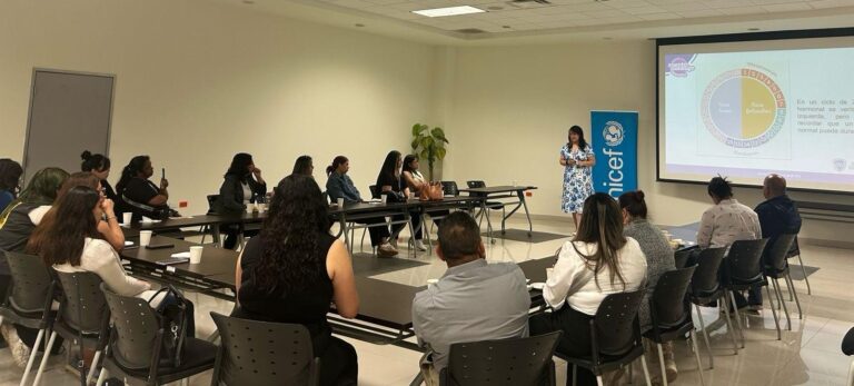 Capacitaron a organizaciones civiles en gestión menstrual