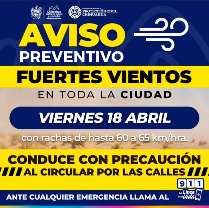 proteccion civil vientos