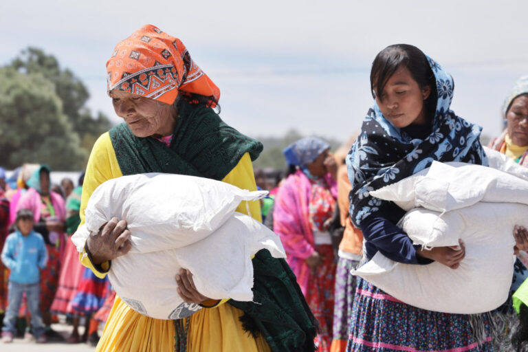 Beneficia estado a familias en Guachochi con 84 toneladas de apoyo alimenticio