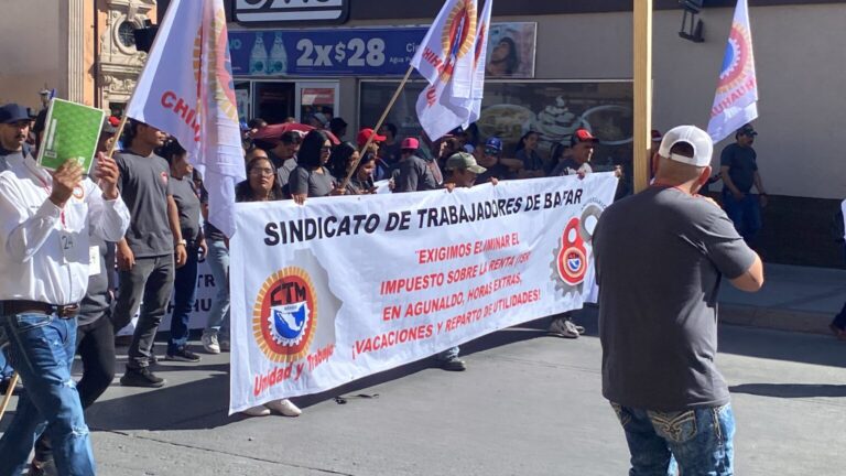 Trabajadores exigen eliminación del ISR