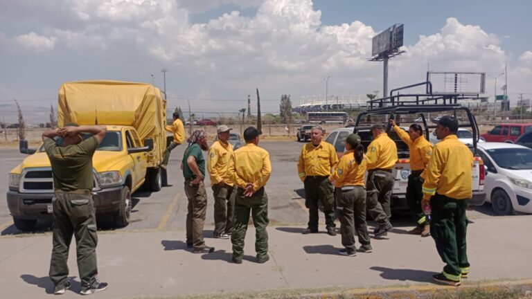 Llega segundo grupo de brigadistas para incendios forestales