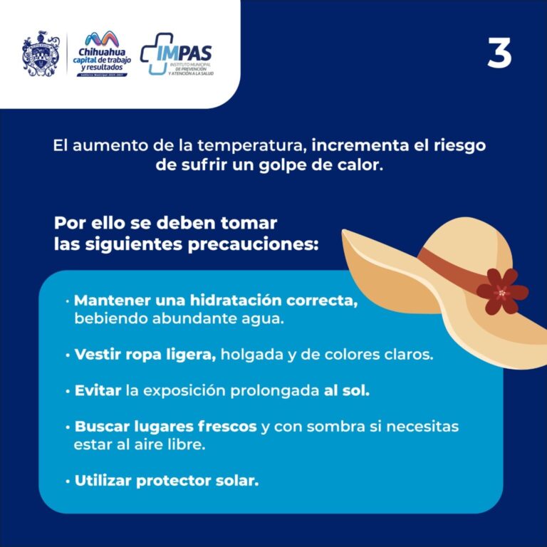 IMPAS recomendaciones antes cambios de clima