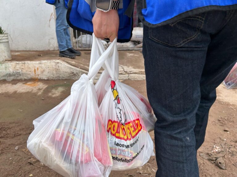 DIF lleva apoyo de alimentos a afectados por lluvias