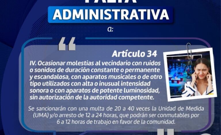 Policía Municipal pide evitar fiestas escandalosas