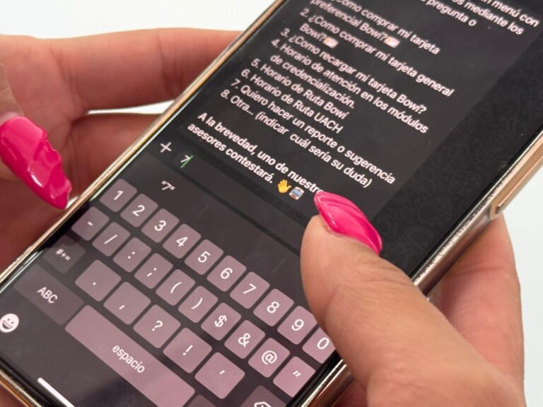 Reporta problemas en Bowi con linea de whatssapp