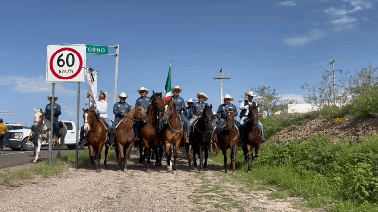 Bonilla recibe Cabalgata Villista