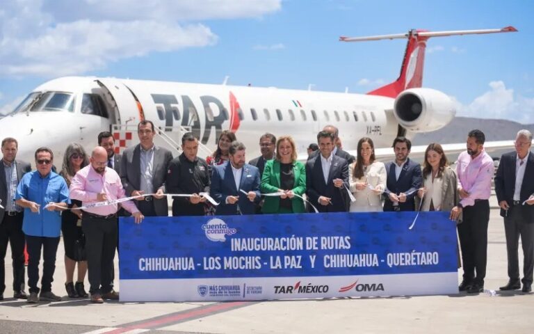 Gobernatura inaugura nuevas rutas aéreas
