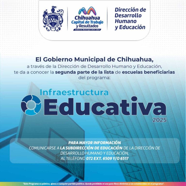 Mira lista «infraestructura Educativa»