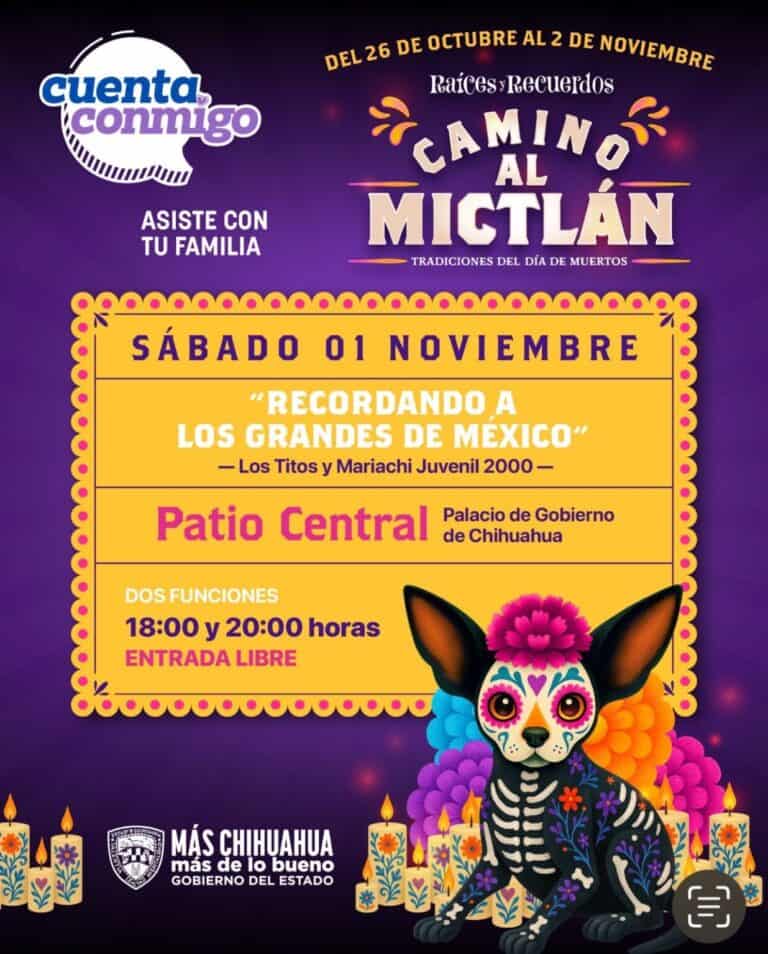 Festival de música en palacio de gobierno por día de Muertos
