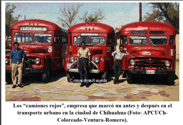 Recuerdos de los camiones rojos