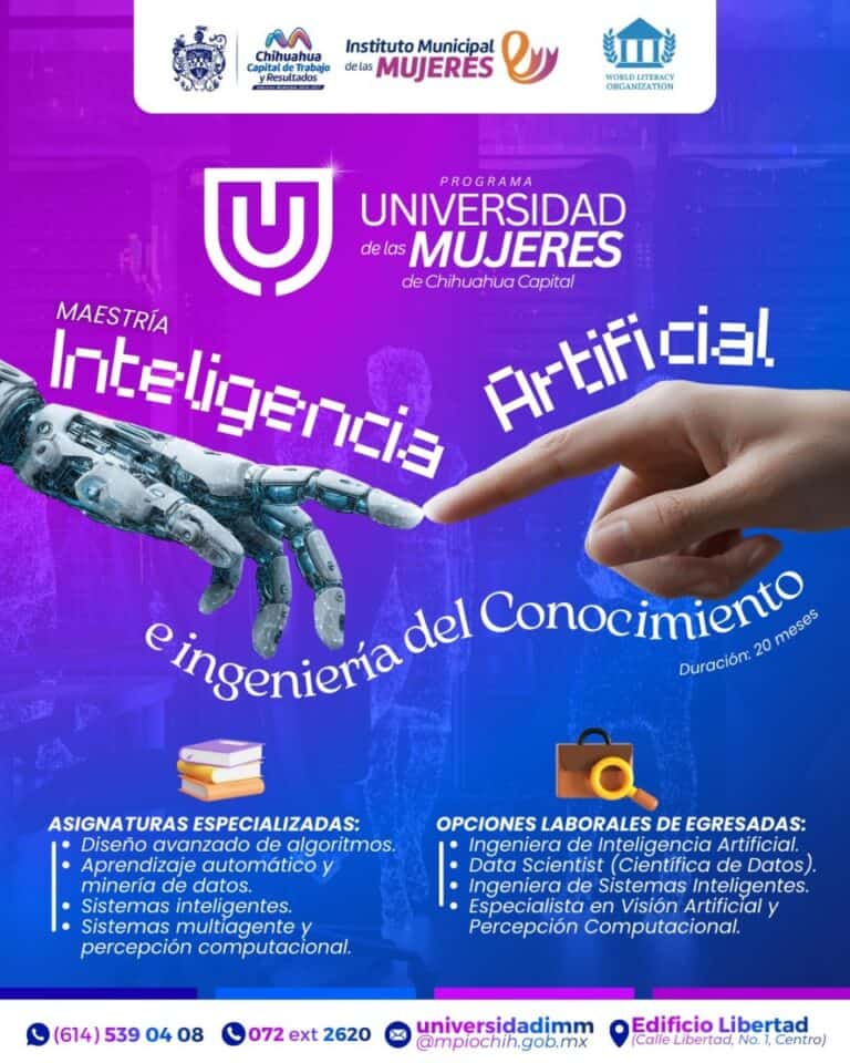 Municipio abre maestría en inteligencia artificial