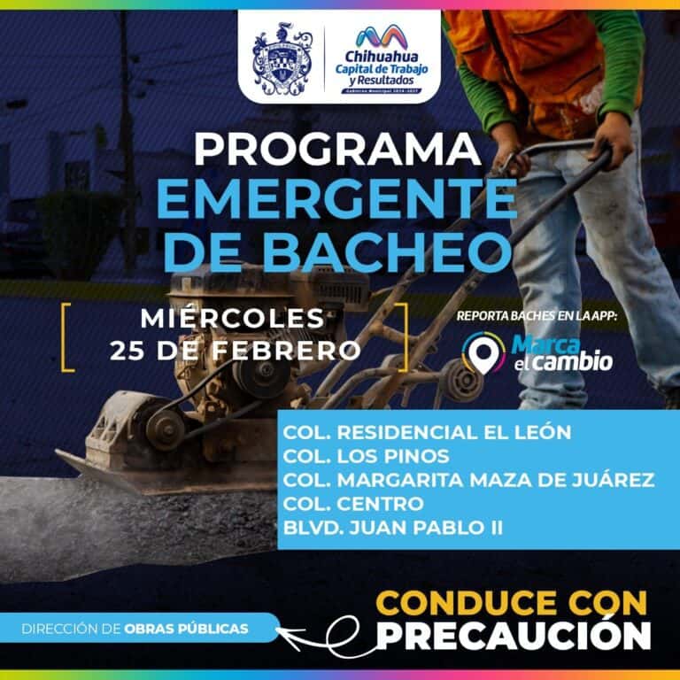 Municipio bachea cinco zonas