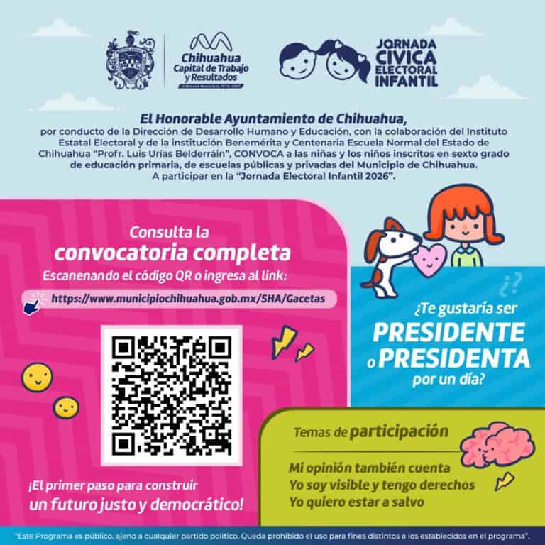 Invitan a jornada cívica infantil 2026