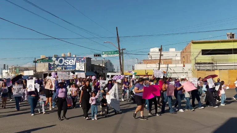 Así se vivió el 7 de marzo la marcha adelantada en Delicias