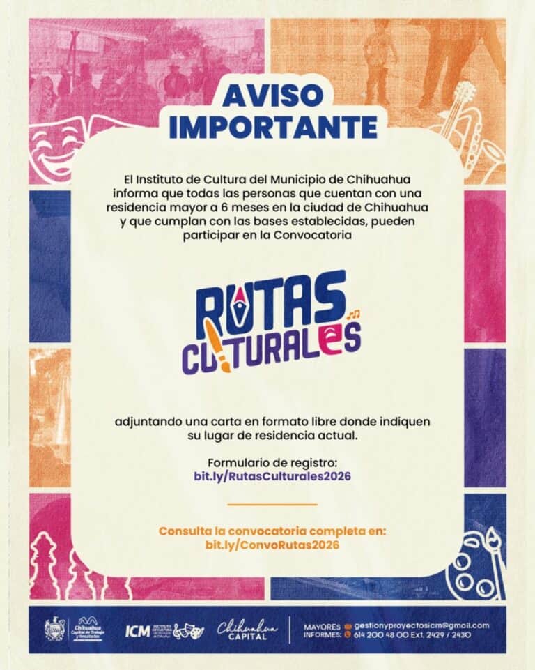 Convocatoria Rutas Culturales