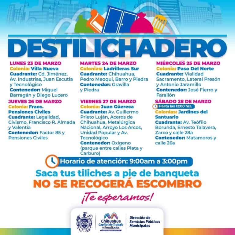 Destilichadero llegará a seis colonias