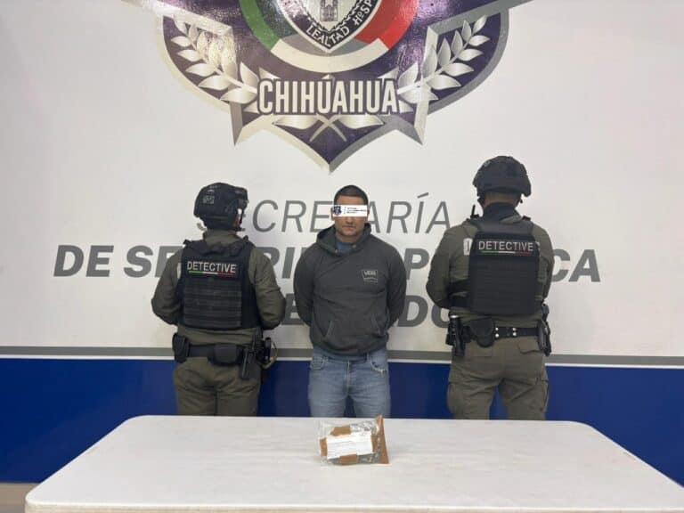 Detienen en Juárez a hombre con droga y vehículo ligado a homicidio