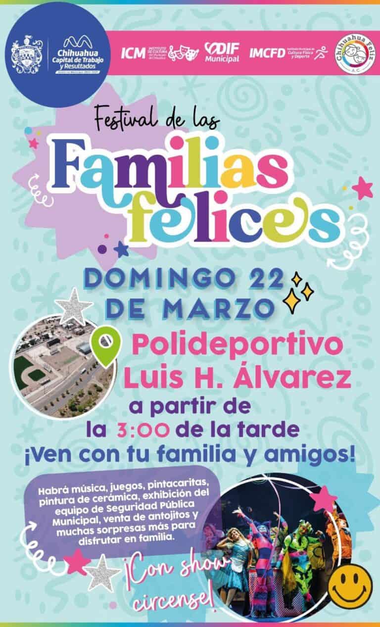 DIF invita a Festival de Familias Felices