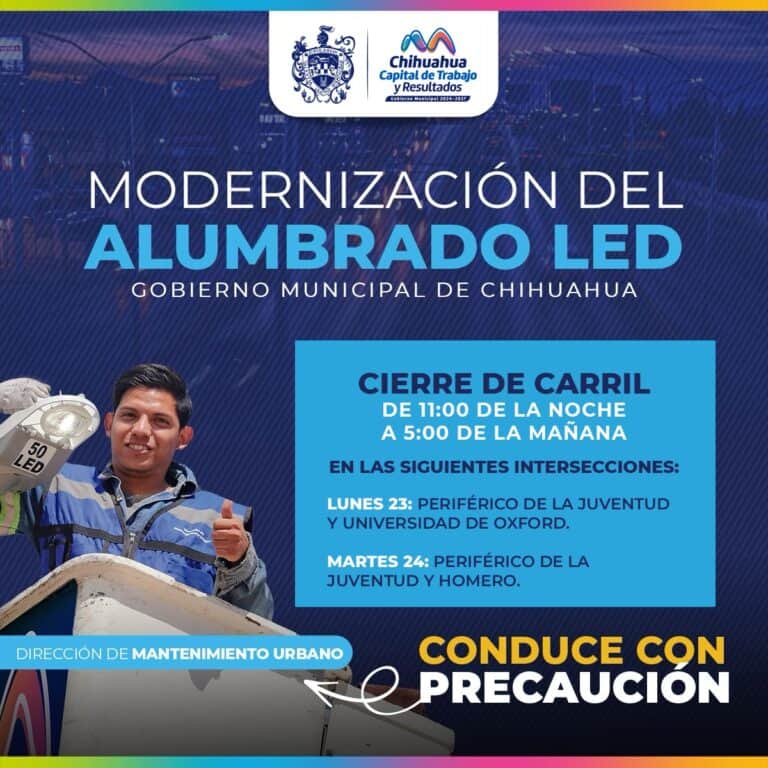 Instalarán lámparas LED en Periférico