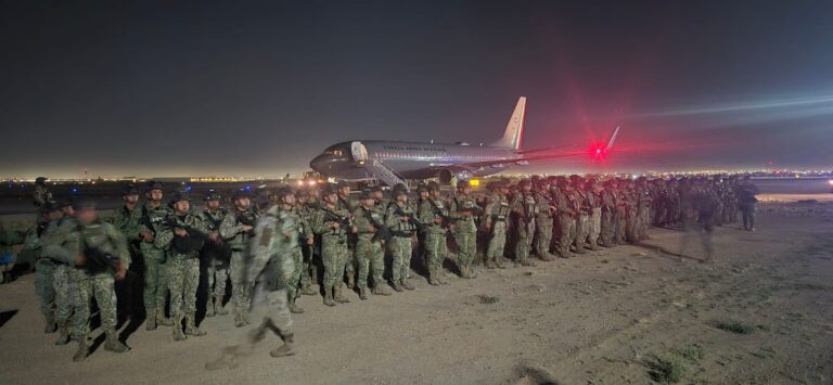 Llegan 400 militares