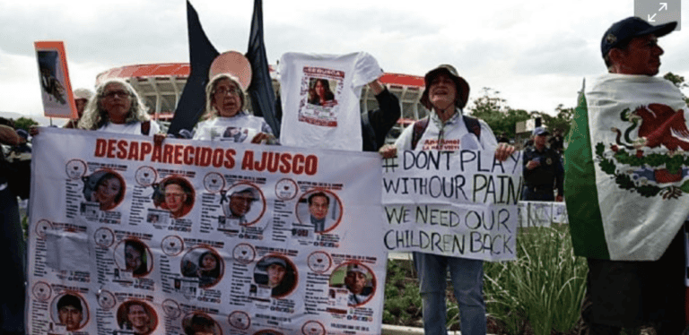 Madres protestan por crisis de desapariciones