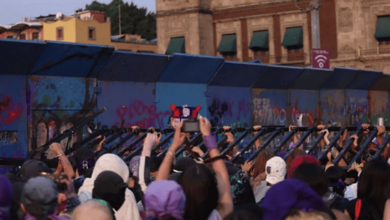 Nueve detenidos por destrozos en CDMX