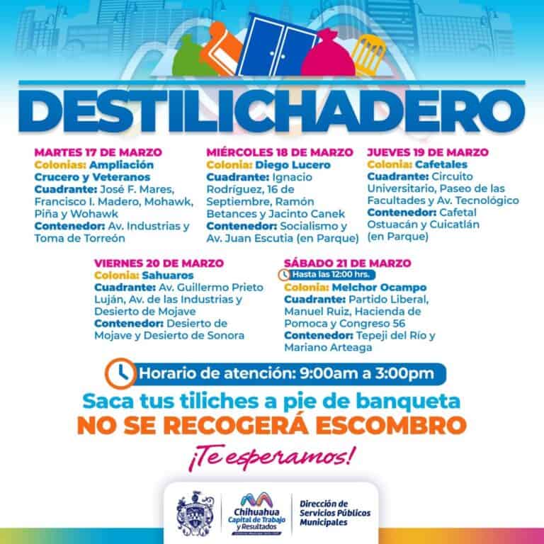Programa de limpieza en colonias