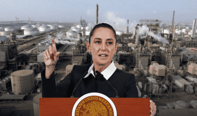 Sheinbaum defiende refinería Pemex