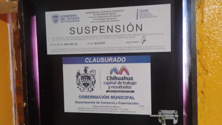Clausuran locales por faltas y venta ilegal