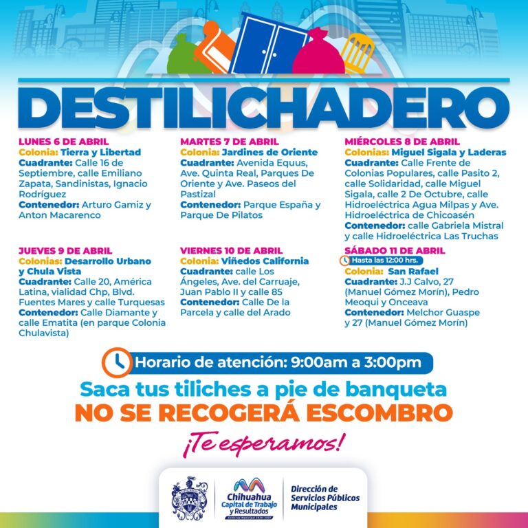 Destilichadero llegará a ocho colonias