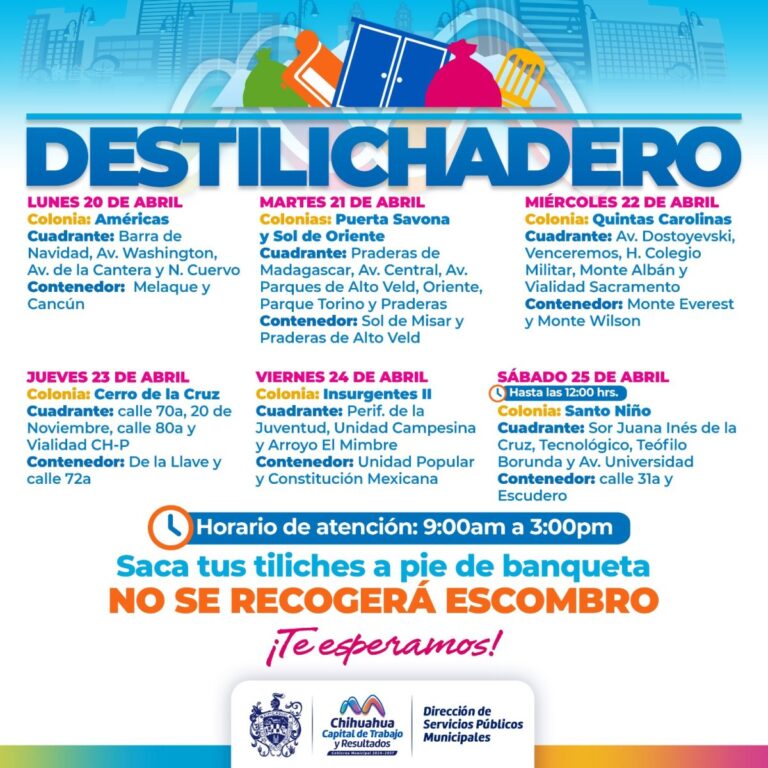 Destilichadero llegará a siete colonias